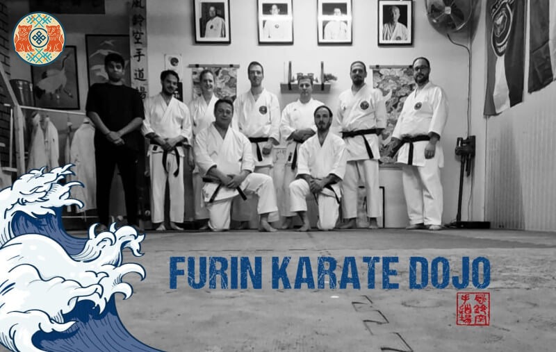 Training at Furin Karate Dojo